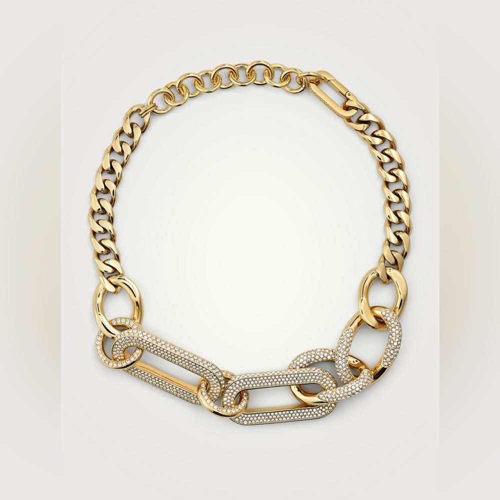 Swarovski Large Dextera Octagonal Link Necklace - image 1